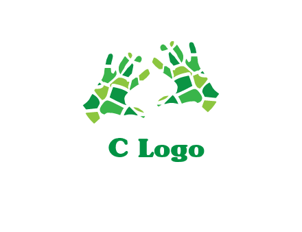 mosaic hands logo
