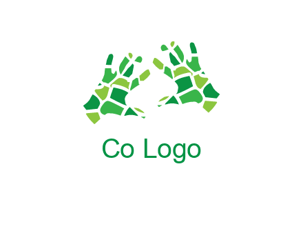 mosaic hands logo