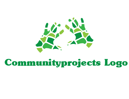 mosaic hands logo