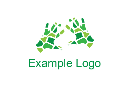 mosaic hands logo
