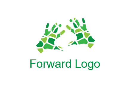 mosaic hands logo