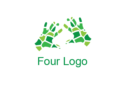 mosaic hands logo