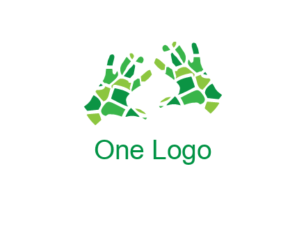 mosaic hands logo