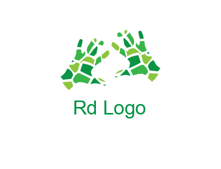 mosaic hands logo