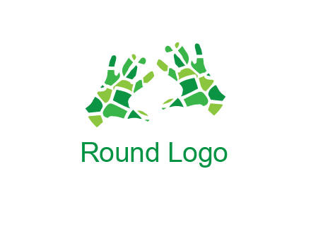 mosaic hands logo