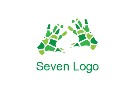 mosaic hands logo
