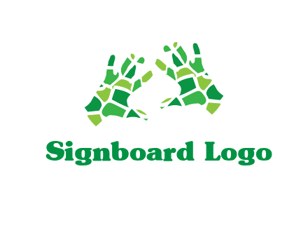 mosaic hands logo