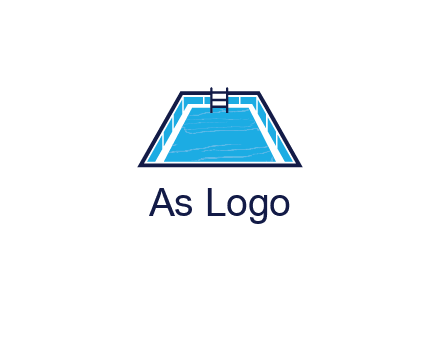 swimming pool with ladder