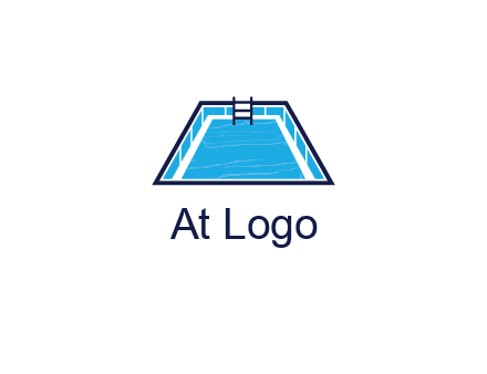 swimming pool with ladder