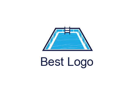 swimming pool with ladder