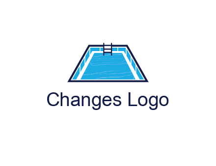 swimming pool with ladder