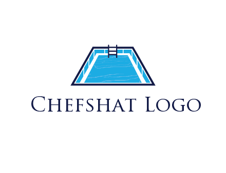 swimming pool with ladder