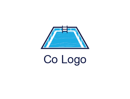 swimming pool with ladder