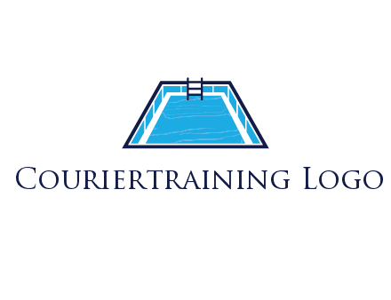 swimming pool with ladder