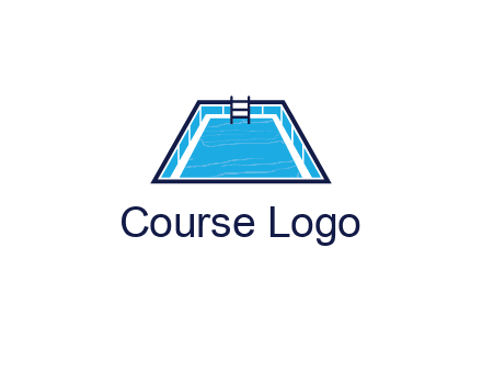 swimming pool with ladder