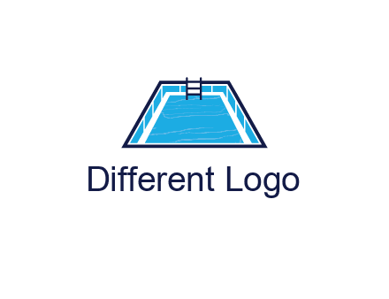 swimming pool with ladder