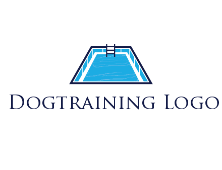 swimming pool with ladder