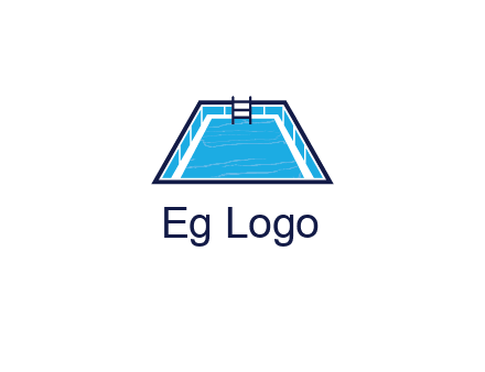 swimming pool with ladder
