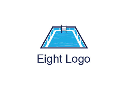 swimming pool with ladder