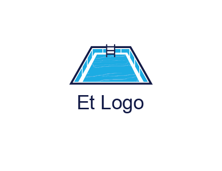 swimming pool with ladder