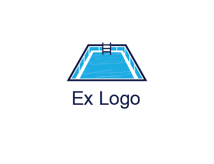 swimming pool with ladder