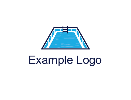 swimming pool with ladder