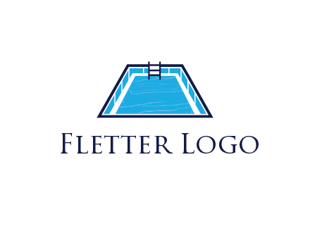 swimming pool with ladder