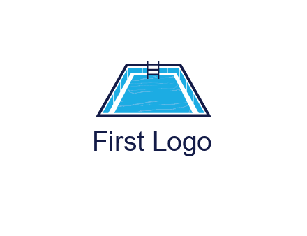 swimming pool with ladder