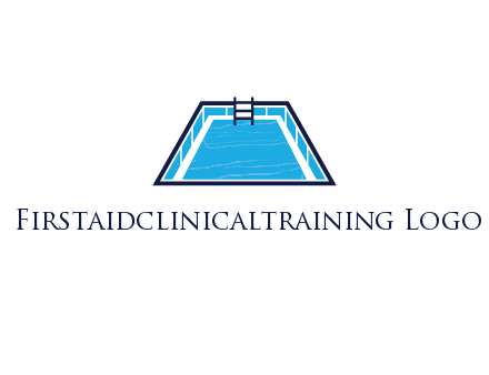 swimming pool with ladder