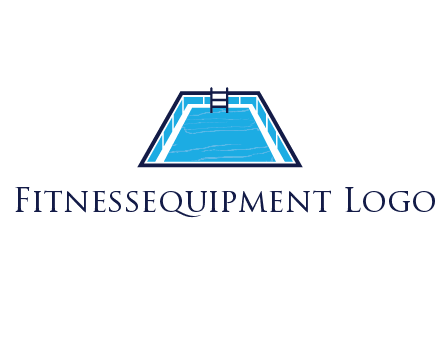 swimming pool with ladder