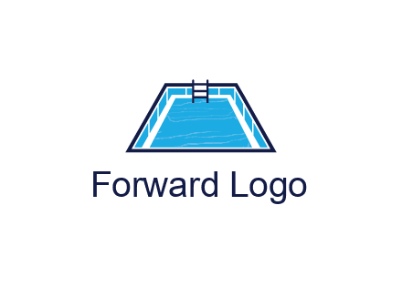 swimming pool with ladder