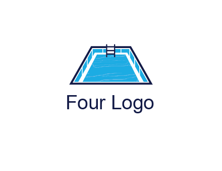 swimming pool with ladder