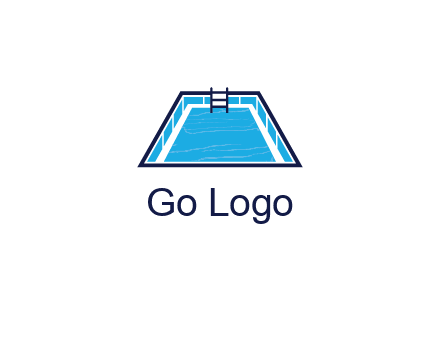 swimming pool with ladder