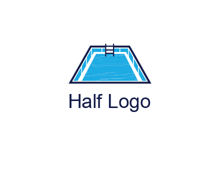 swimming pool with ladder