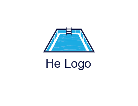 swimming pool with ladder