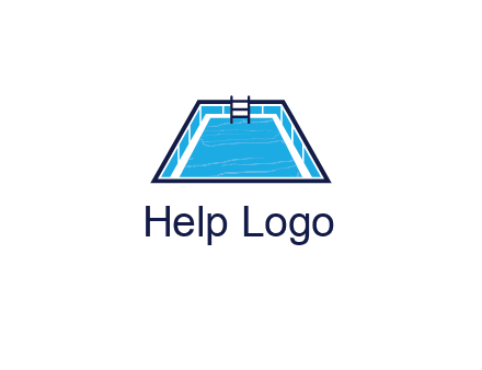 swimming pool with ladder