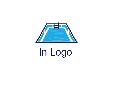 swimming pool with ladder