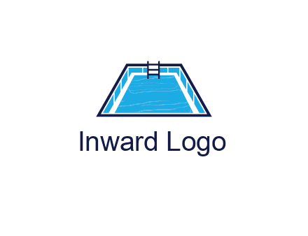 swimming pool with ladder