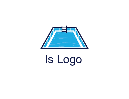 swimming pool with ladder