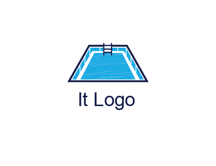 swimming pool with ladder
