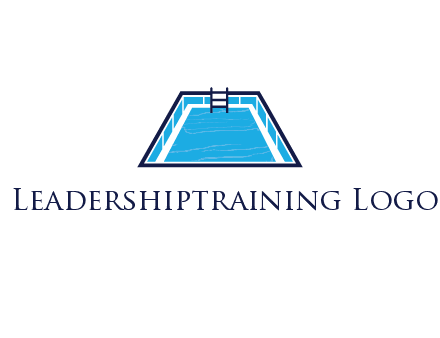 swimming pool with ladder