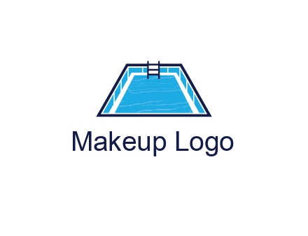 swimming pool with ladder