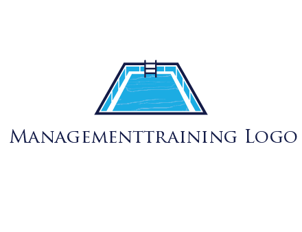 swimming pool with ladder