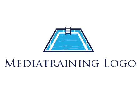 swimming pool with ladder