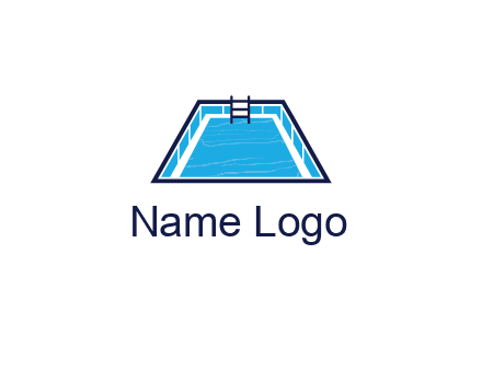 swimming pool with ladder