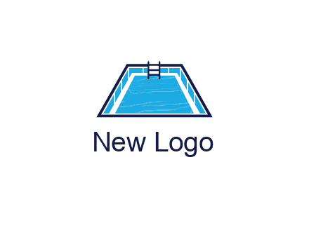 swimming pool with ladder