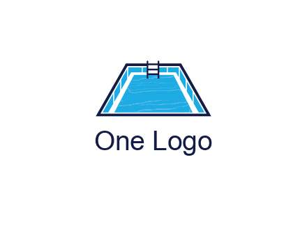 swimming pool with ladder