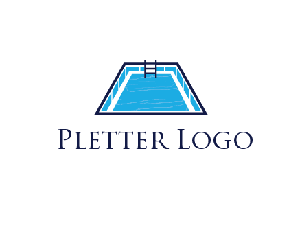 swimming pool with ladder