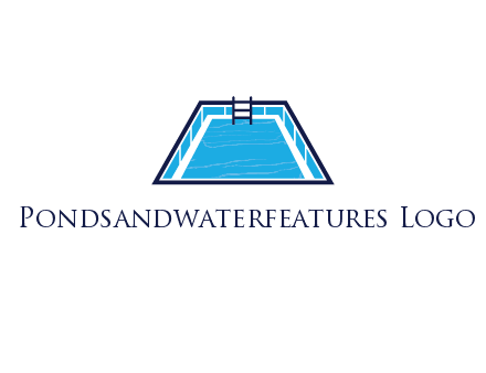 swimming pool with ladder