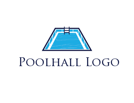 swimming pool with ladder